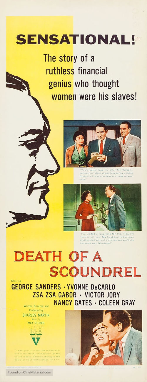 Death of a Scoundrel - Movie Poster