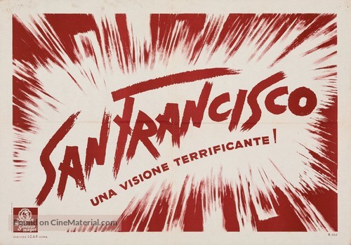 San Francisco - Italian Teaser movie poster