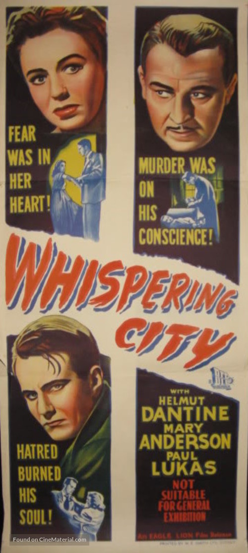 Whispering City - Australian Movie Poster