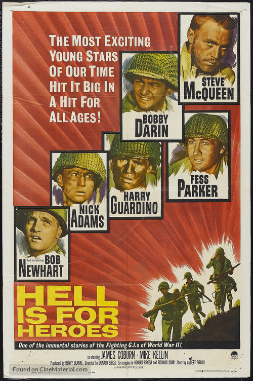 Hell Is for Heroes - Movie Poster