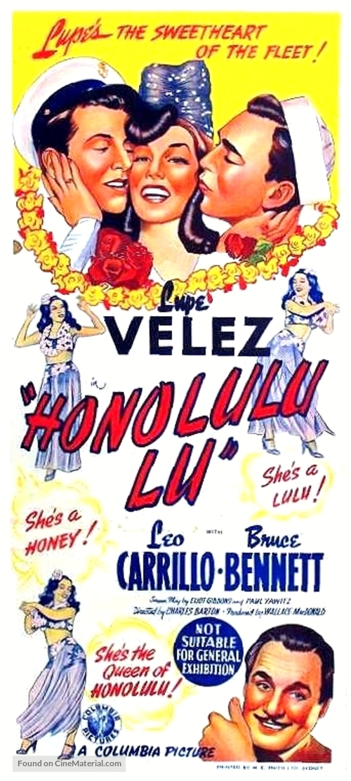 Honolulu Lu - Australian Movie Poster