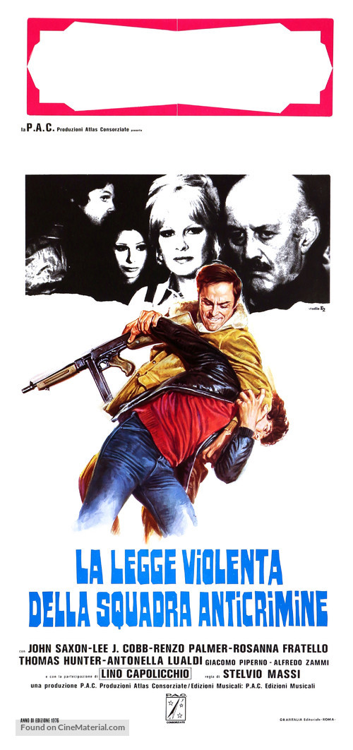 La legge violenta della squadra anticrimine - Italian Movie Poster