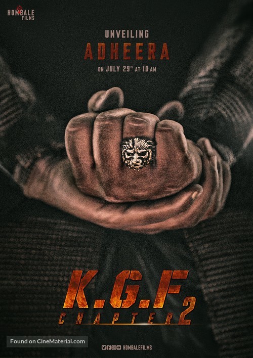 K.G.F: Chapter 2 - Indian Movie Poster