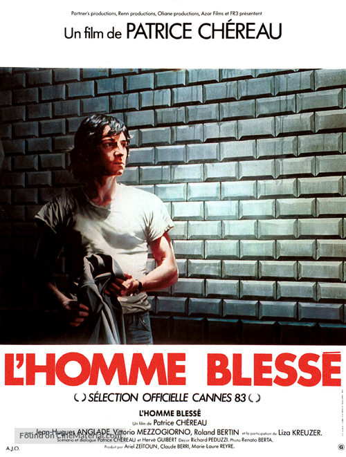 L&#039;homme bless&eacute; - French Movie Poster