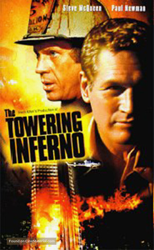 The Towering Inferno - VHS movie cover