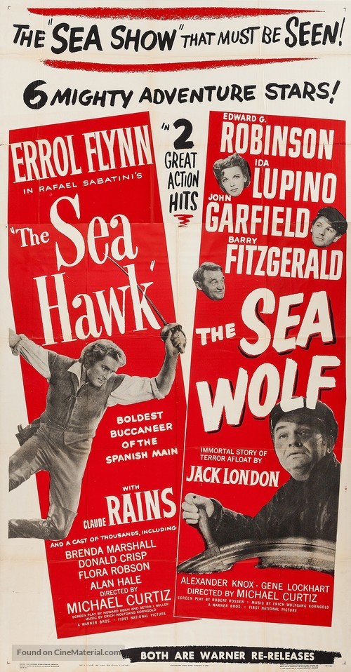 The Sea Hawk - Combo movie poster