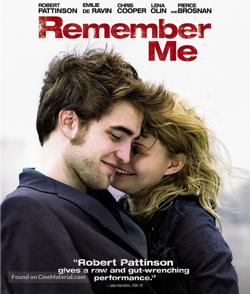 Remember Me - Blu-Ray movie cover