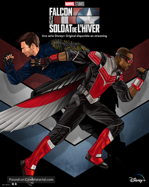 &quot;The Falcon and the Winter Soldier&quot; - French Movie Poster