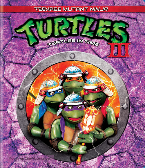 Teenage Mutant Ninja Turtles III - Blu-Ray movie cover