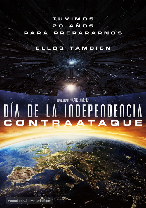 Independence Day: Resurgence - Argentinian Movie Cover