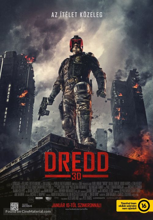 Dredd - Hungarian Movie Poster