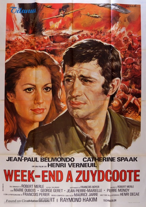 Week-end &agrave; Zuydcoote - Italian Movie Poster