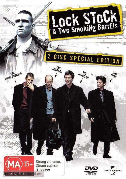 Lock Stock And Two Smoking Barrels - Australian DVD movie cover