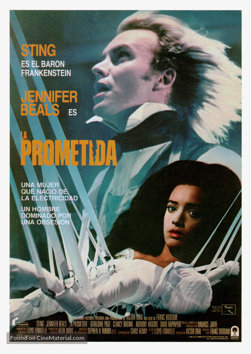 The Bride - Spanish Movie Poster