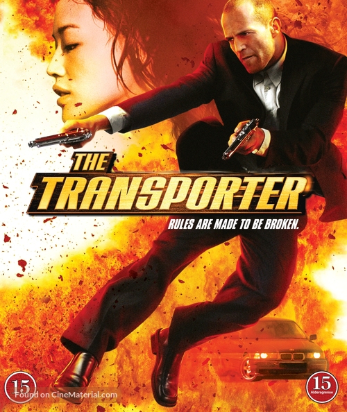 The Transporter - Danish Blu-Ray movie cover