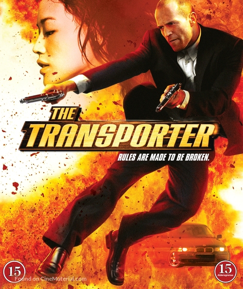 The Transporter - Danish Blu-Ray movie cover
