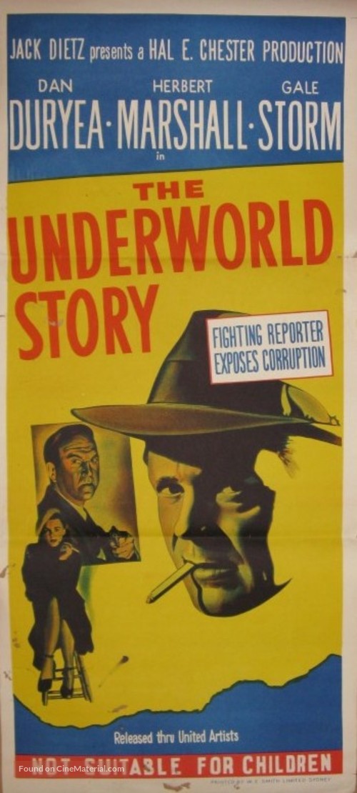 The Underworld Story - Australian Movie Poster