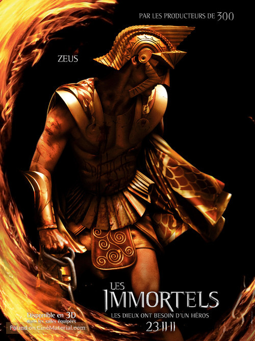 Immortals - French Movie Poster