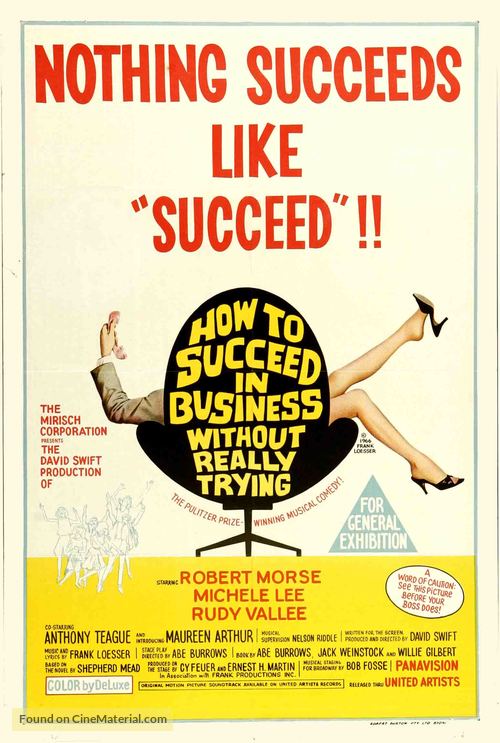 How to Succeed in Business Without Really Trying - Australian Movie Poster