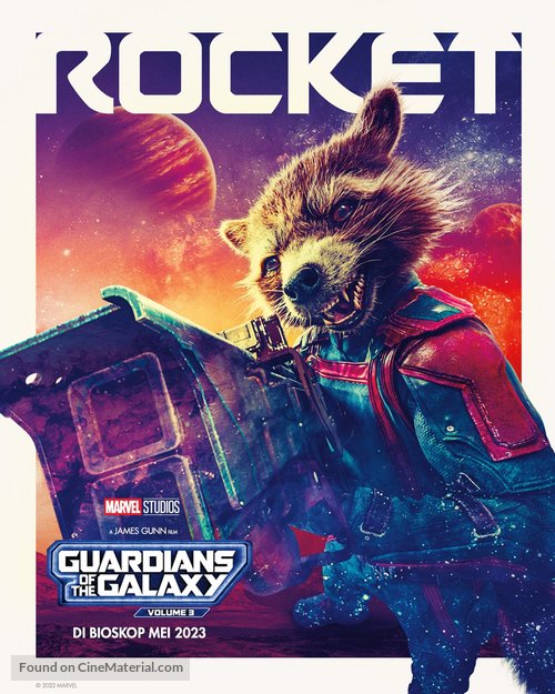 Guardians of the Galaxy Vol. 3 - Indonesian Movie Poster