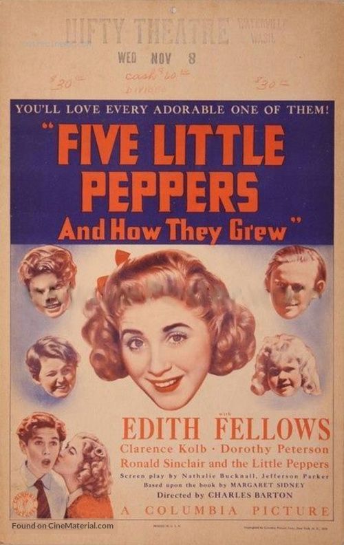 Five Little Peppers and How They Grew - Movie Poster