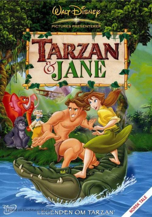 Tarzan &amp; Jane - Norwegian DVD movie cover