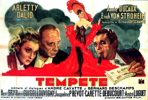 Temp&ecirc;te - French Movie Poster