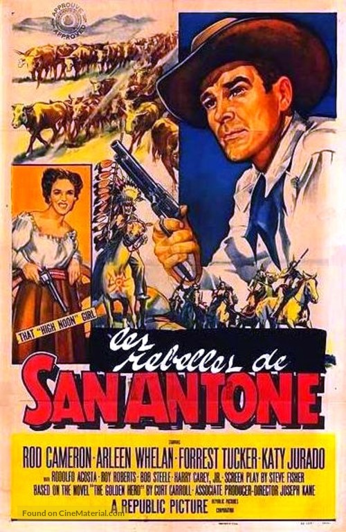 San Antone - French Movie Poster