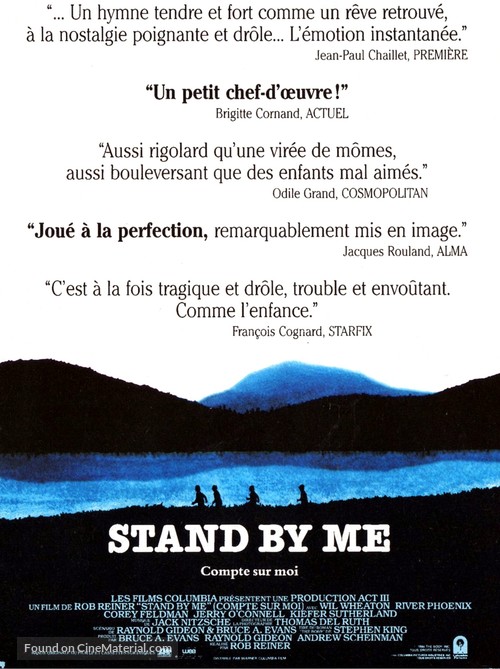 Stand by Me - French Movie Poster