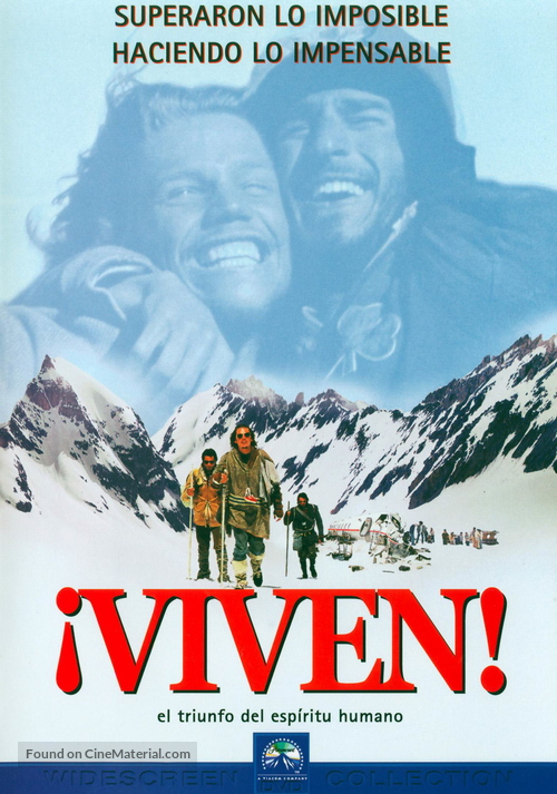 Alive - Spanish DVD movie cover