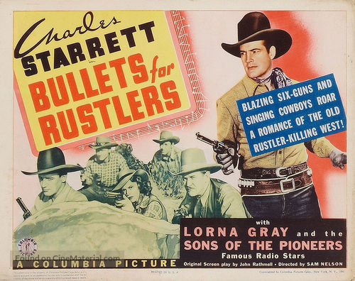 Bullets for Rustlers - Movie Poster