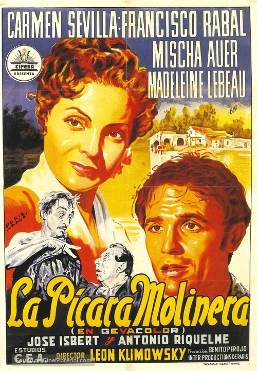 La p&iacute;cara molinera - Spanish Movie Poster