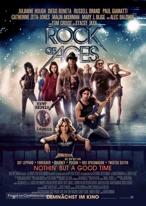 Rock of Ages - German Movie Poster