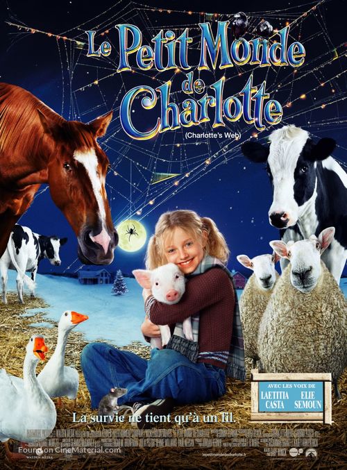 Charlotte&#039;s Web - French Movie Poster