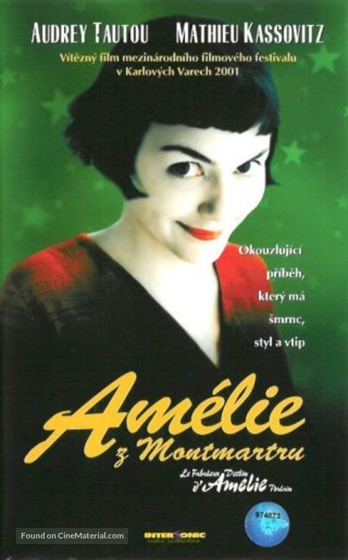 Le fabuleux destin d&#039;Am&eacute;lie Poulain - Czech VHS movie cover