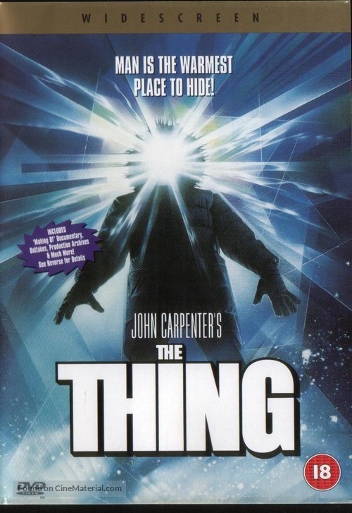 The Thing - British DVD movie cover