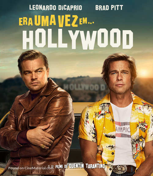 Once Upon a Time in Hollywood - Brazilian Movie Cover