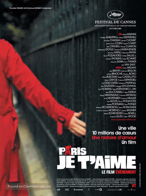 Paris, je t&#039;aime - French Movie Poster