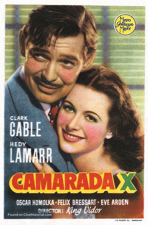 Comrade X - Spanish Movie Poster