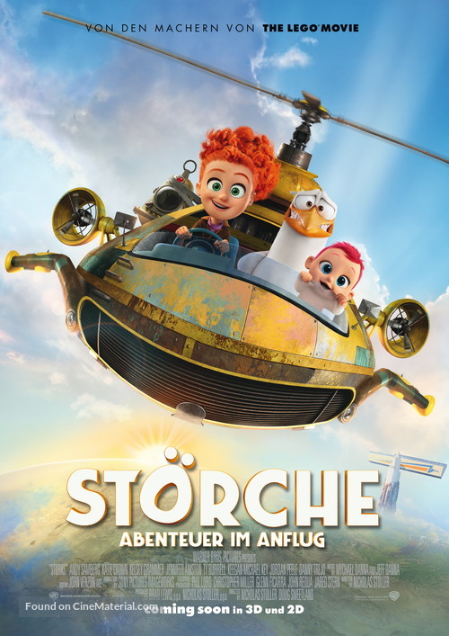 Storks - German Movie Poster