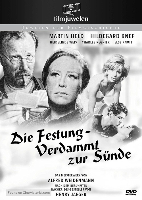 Verdammt zur S&uuml;nde - German DVD movie cover
