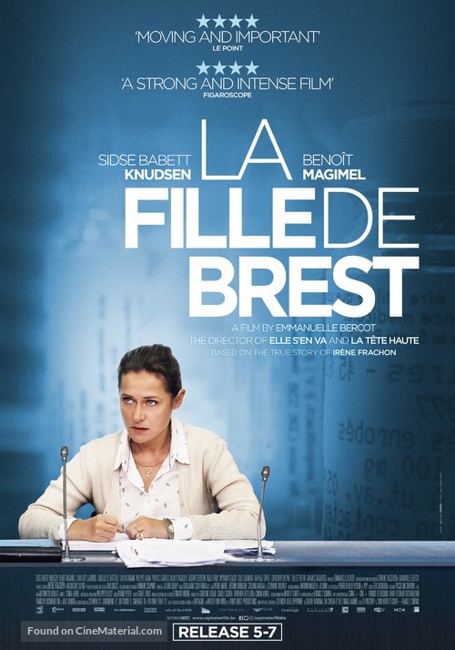 La fille de Brest - Belgian Movie Poster