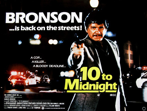 10 to Midnight - British Movie Poster