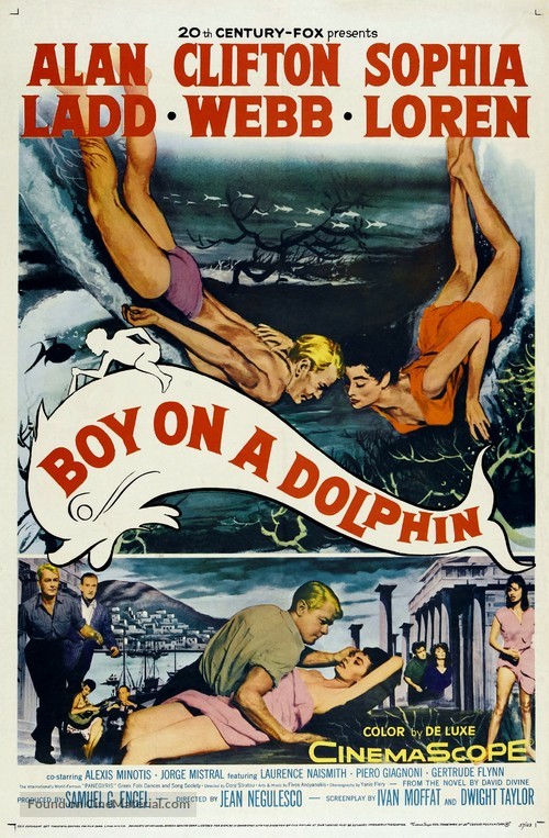 Boy on a Dolphin - Movie Poster