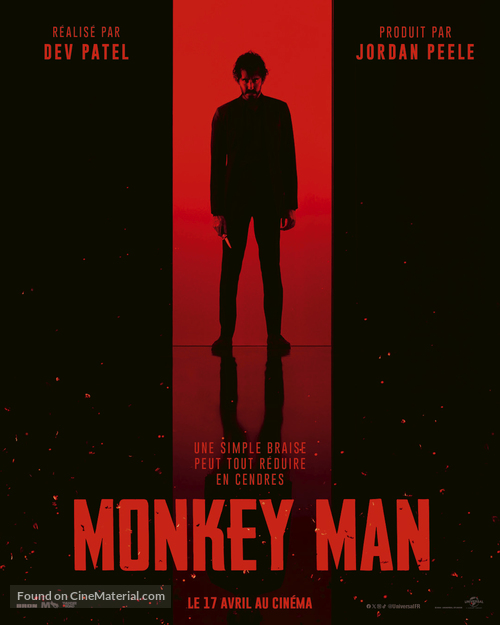 Monkey Man - French Movie Poster