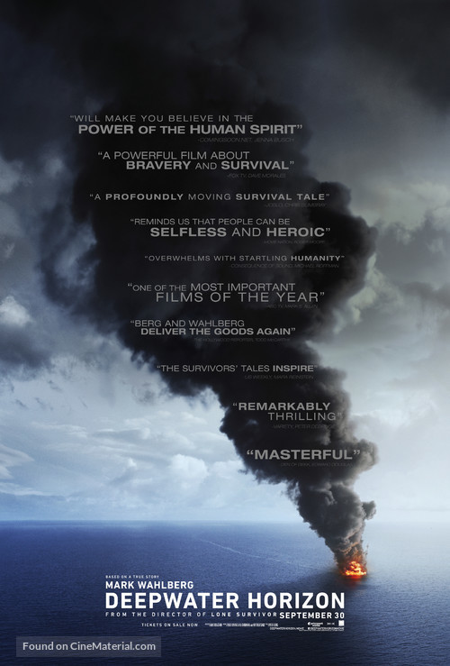 Deepwater Horizon - British Movie Poster