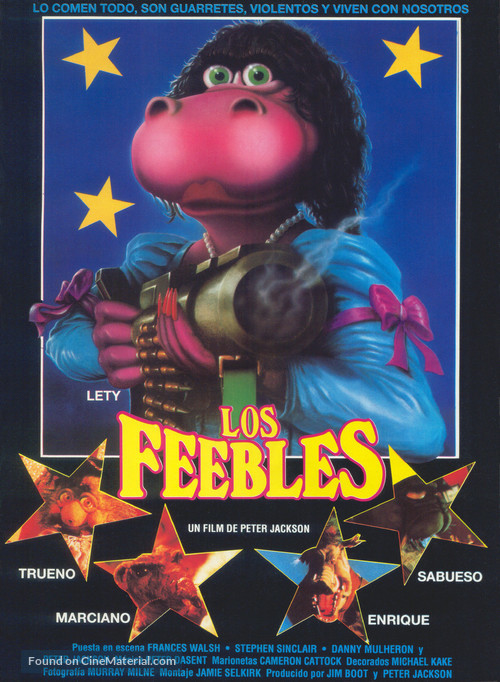 Meet the Feebles - Spanish Movie Poster