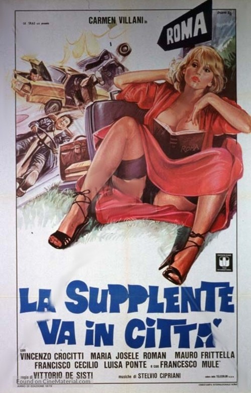 La supplente va in citt&agrave; - Italian Movie Poster