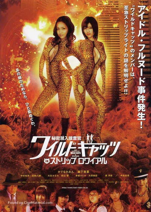 Himitsu senny&ucirc; sousakan: Wildcats in Strip Royale - Japanese DVD movie cover