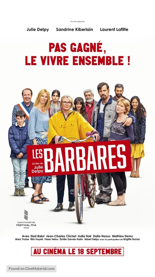 Les barbares - French Movie Poster